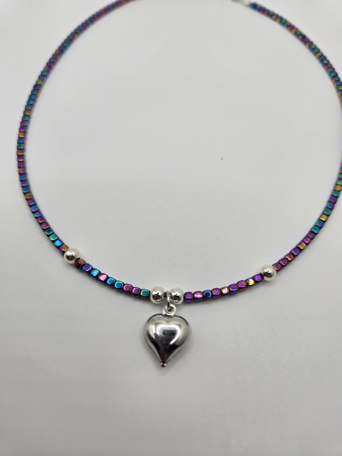 Natural Hematite Multicolor Choker