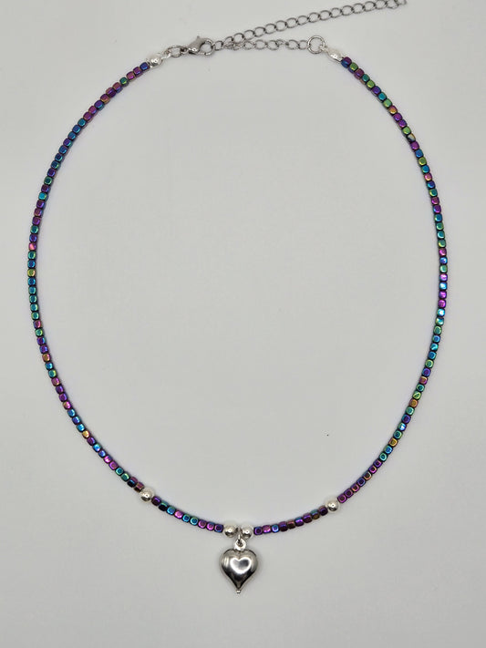 Natural Hematite Multicolor Choker