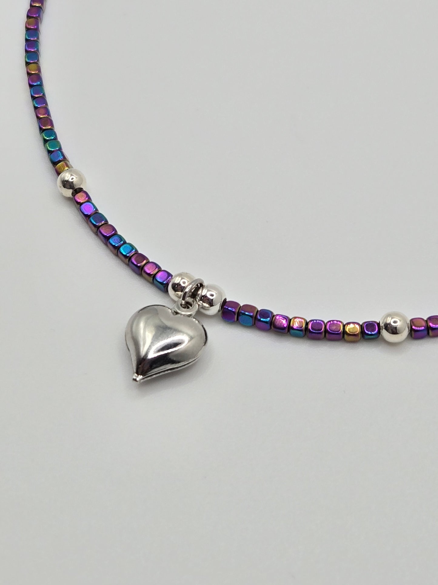 Natural Hematite Multicolor Choker