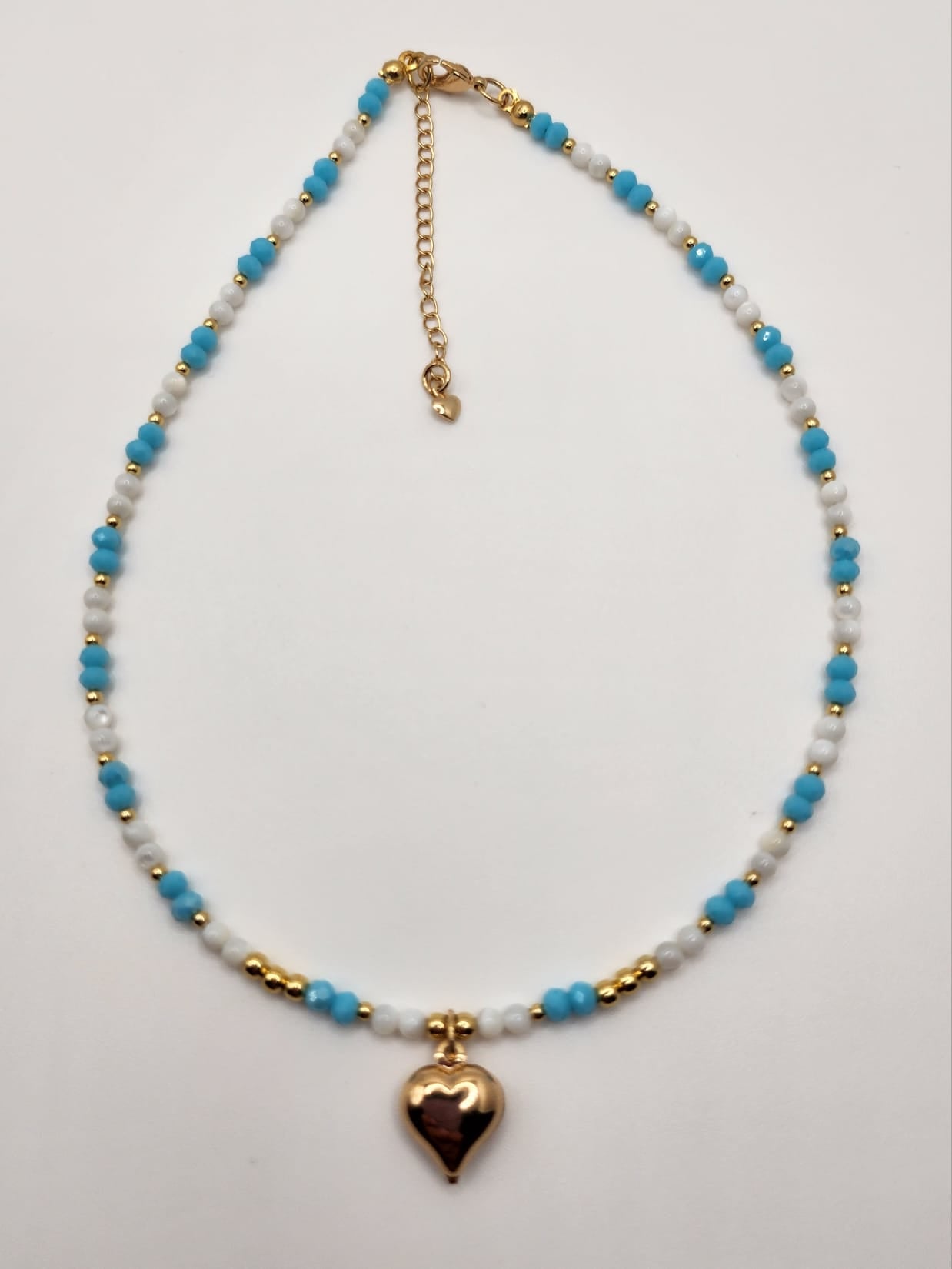 Serene Heart Necklace - 18k Gold Plated