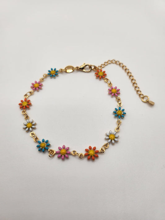 Floral Spark Bracelet - 18k Gold Filled