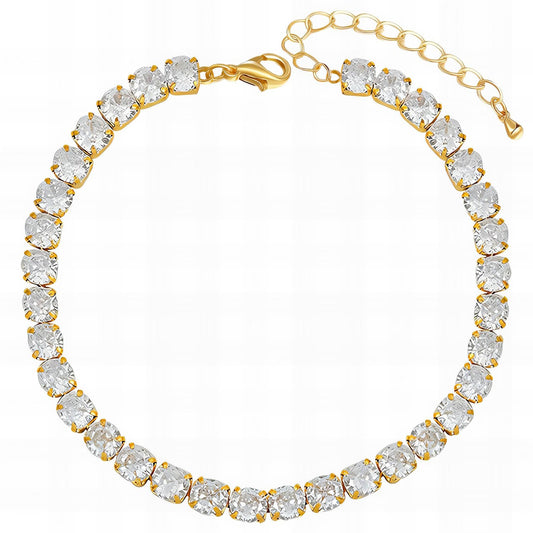 Allure - 18K Gold Plated Stainless Steel CZ Tennis Bracelet