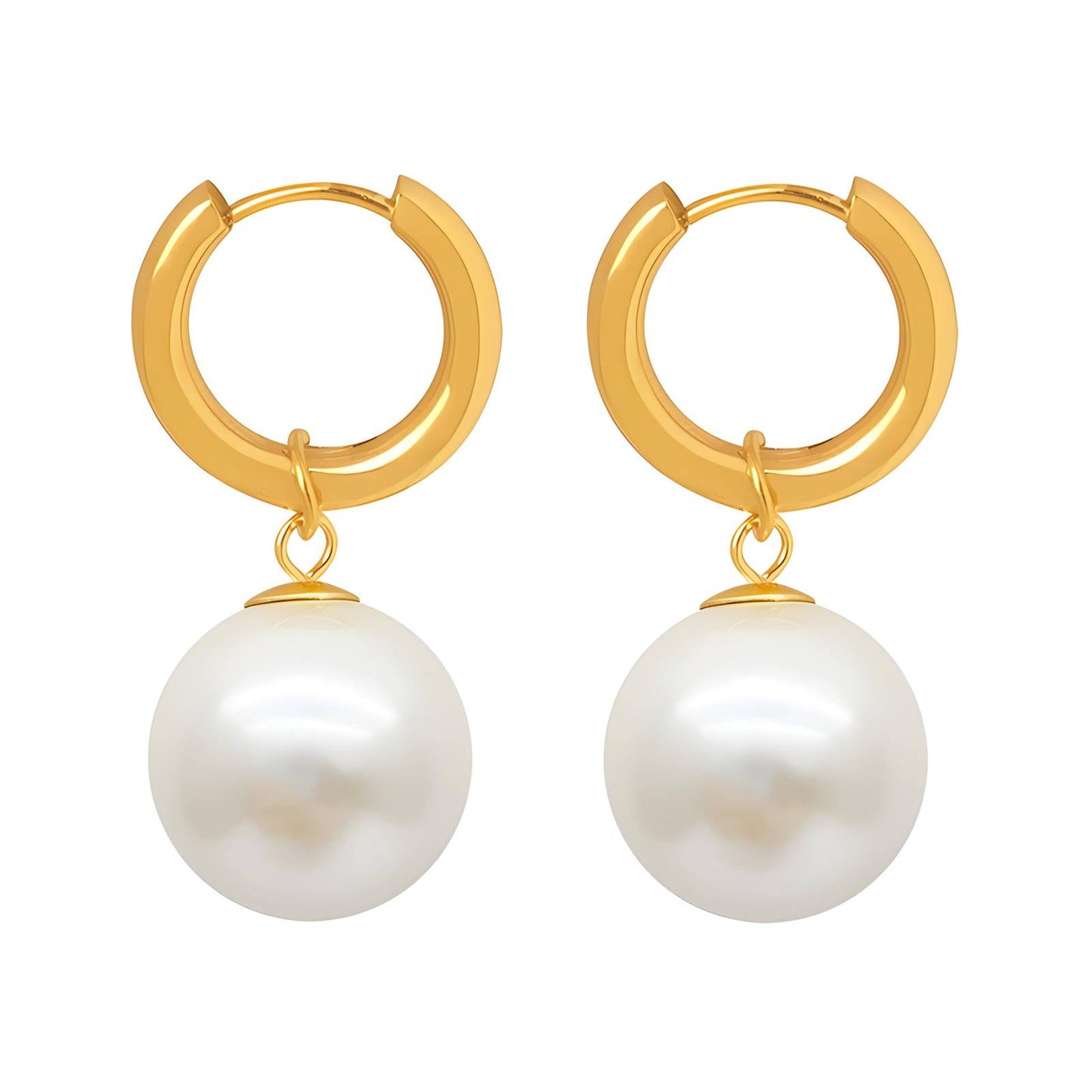 Allure - 18K Gold Plated Stainless Steel Earrings