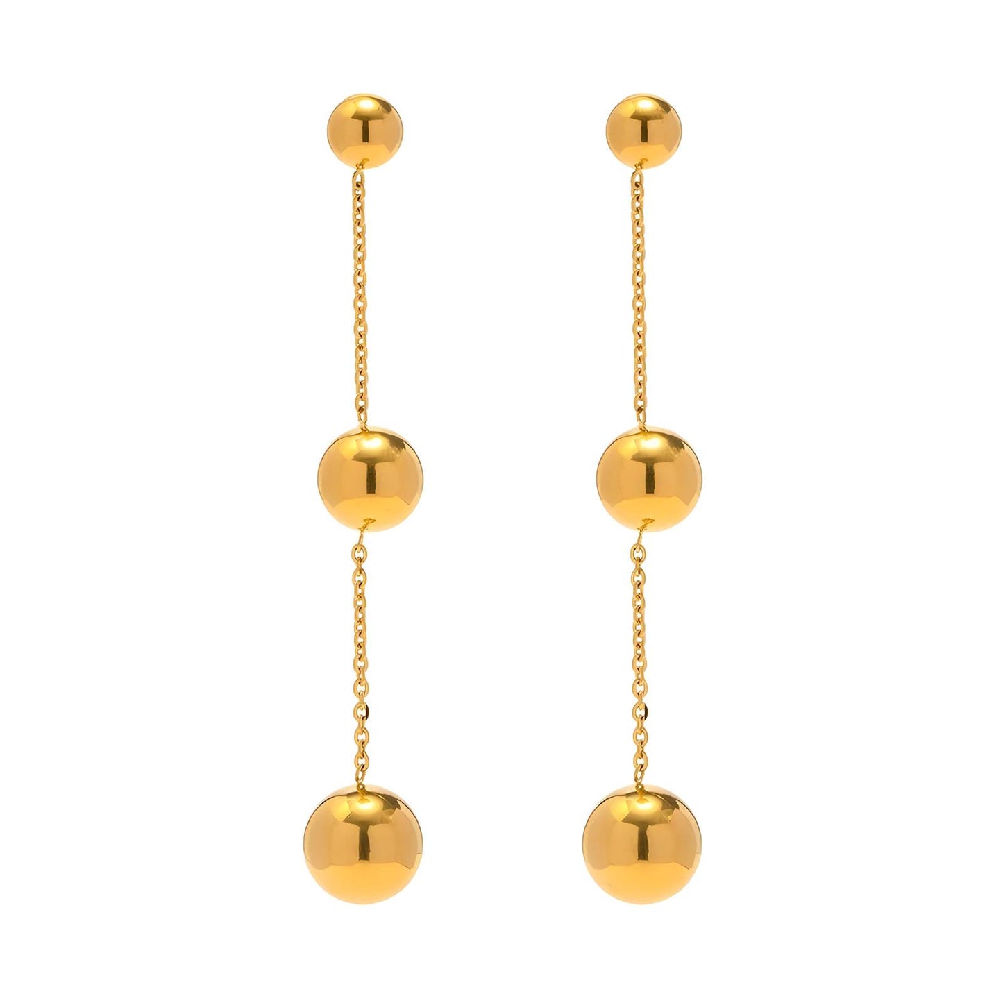 Allure - 18K Gold Plated Stainless Steel Earrings