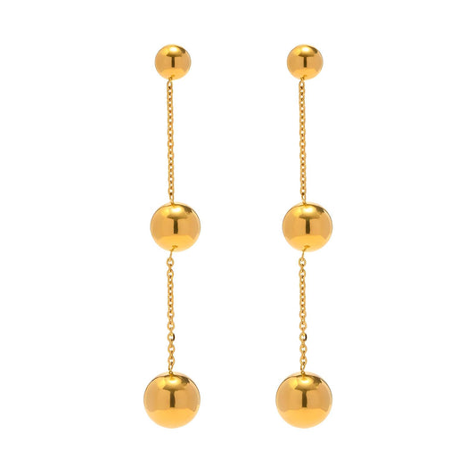 Allure - 18K Gold Plated Stainless Steel Earrings