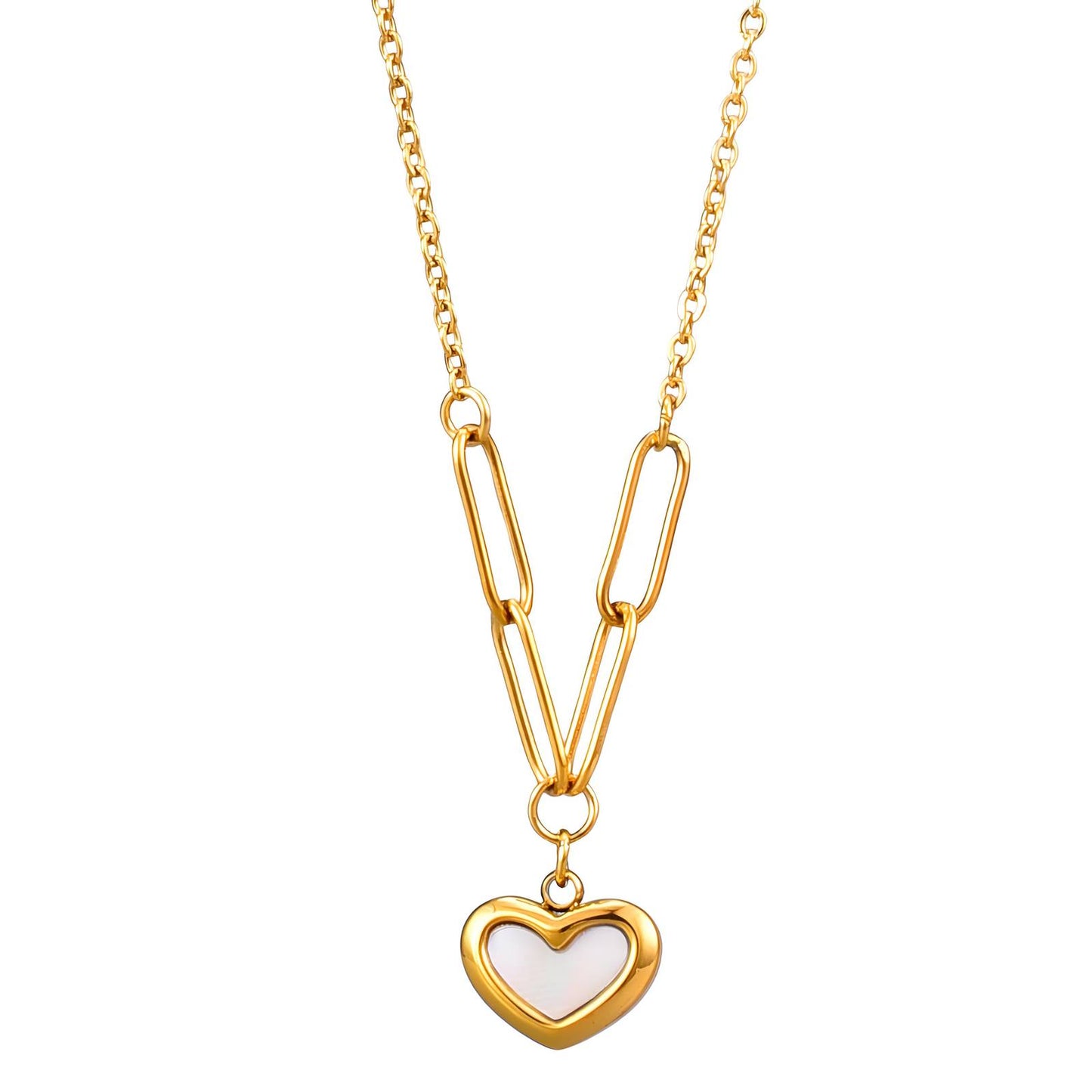 Allure - Stainless Steel Heart Necklace