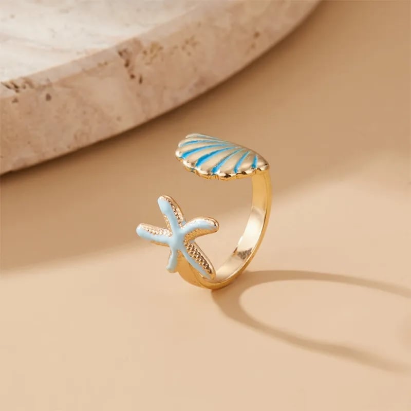 Beach Blue Ring