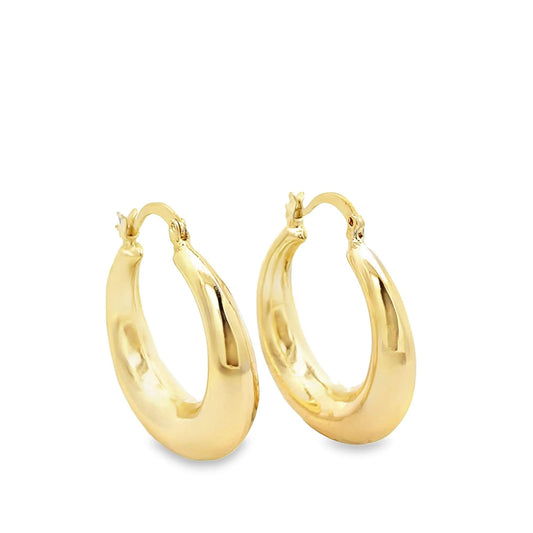 Ember Chunky Hoops - 18k Gold Filled