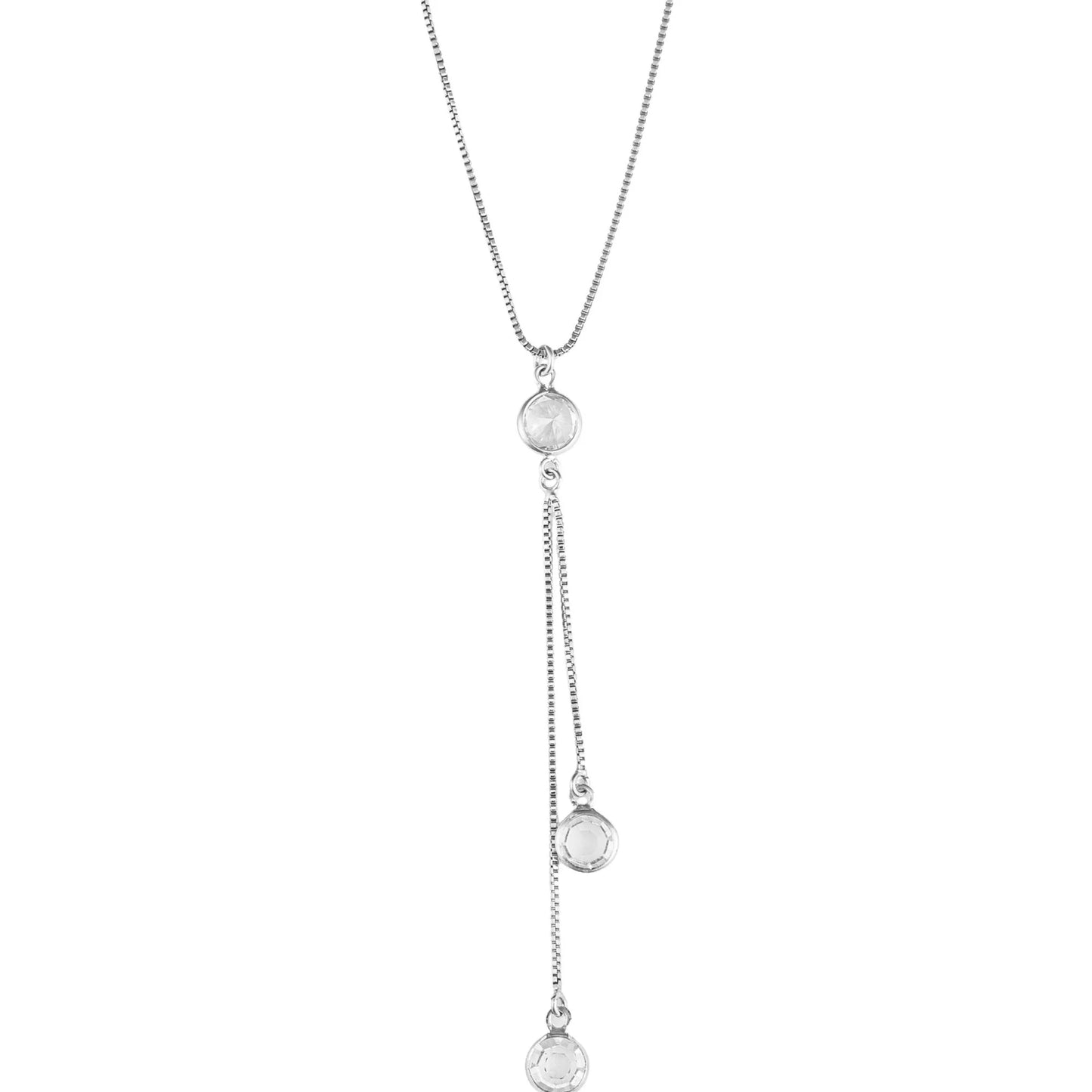 Celestia Shine Necklace - Rhodium Filled