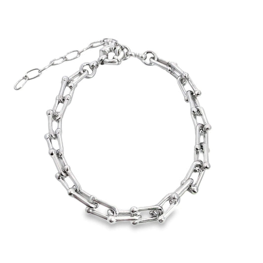 Harmony Bracelet - Rhodium Filled