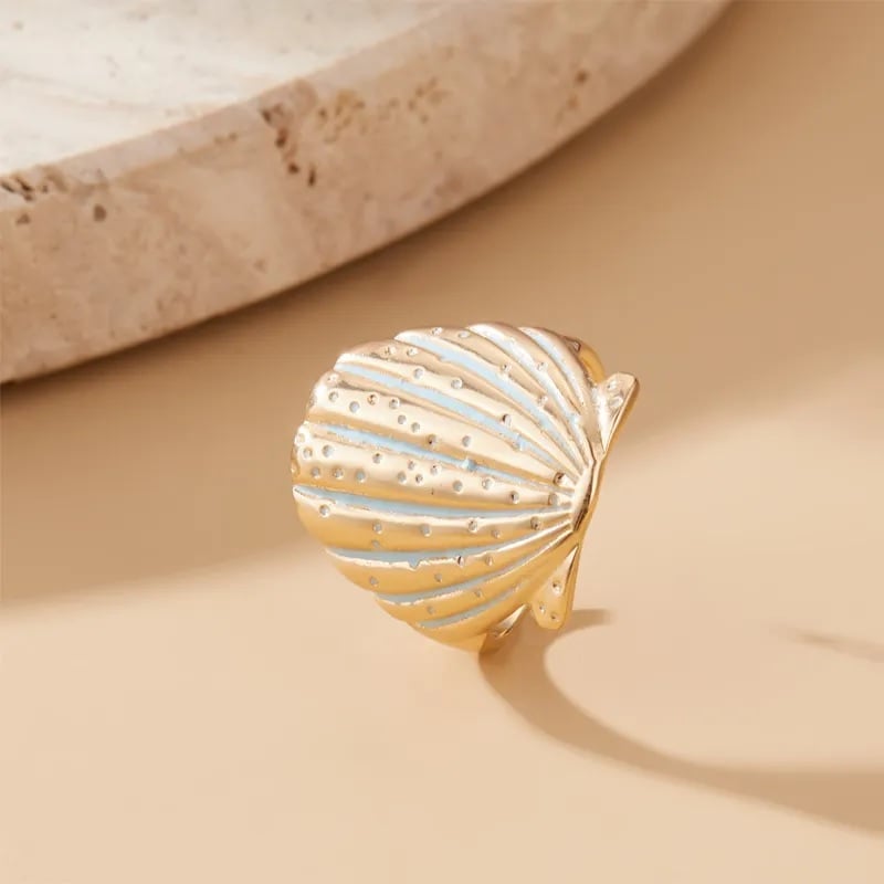 Shell Blue Ring