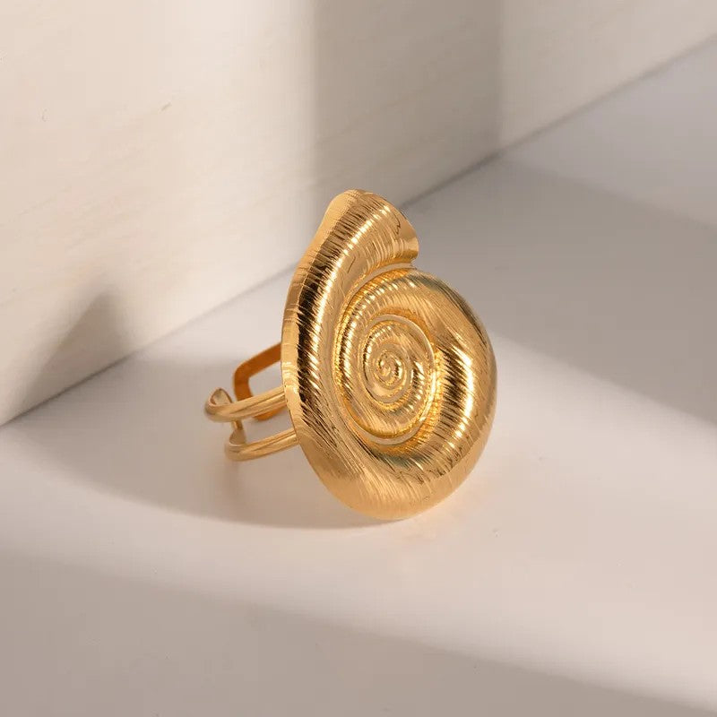 Spiral Gold Ring