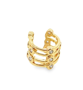 Clarity Ear Cuff - 18k Gold Filled